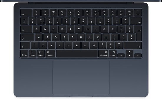 ���� Apple MacBook Air 13 M4 Chip 10-Core CPU, 10-Core GPU, 512GB SSD Storage, 16GB Unified Memory - ��� Midnight - ����� ����� / ������ - ��� MW133HB/A