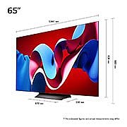 65 ���� LG OLED evo AI C4 �������� ���� 4K �� ���� ���� �������� ���� 9 ��� 7, ��� ���, ����� ����� webOS24, �2024 