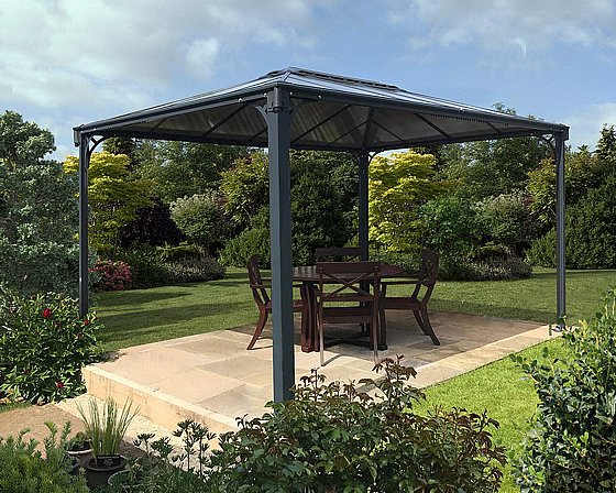 Martinique 10 ft. x 14 ft. Gazebo Kit - Grey Structure