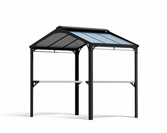 Austin 6 ft. x 8 ft. Grill Gazebo Kit - Black Structure